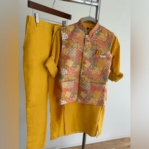 Boys Jacket and Kurta Set